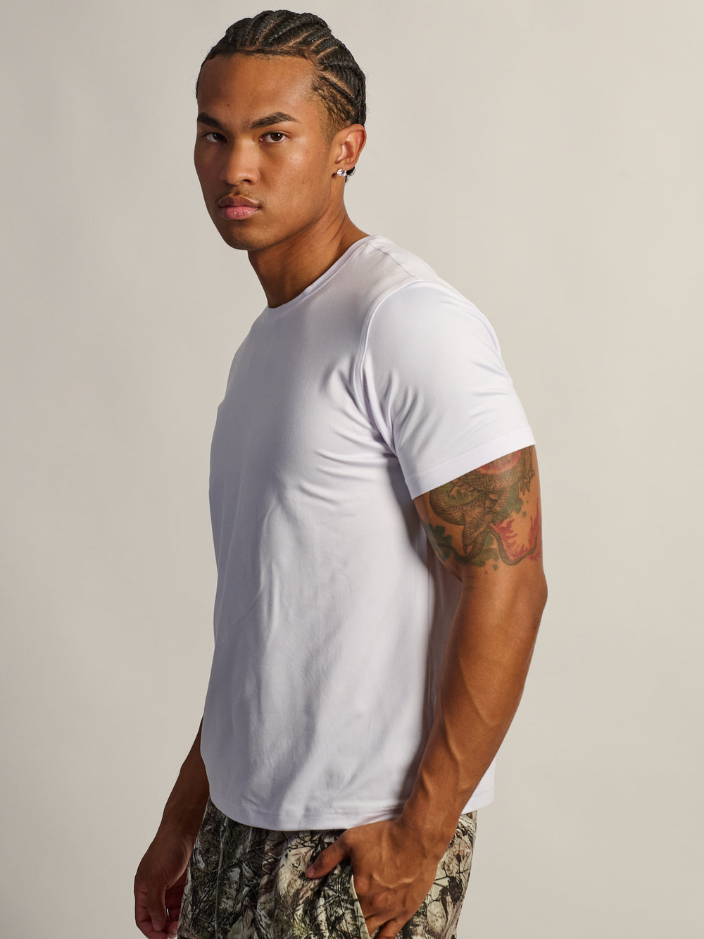 T-SHIRT KOLBY AMRAP - BLANC