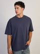 KOLBY KOLBY PREMIUM HEAVYWEIGHT T-SHIRT - CHARCOAL NAVY - Boathouse