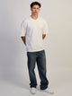 KOLBY KOLBY CONTRAST STITCH T-SHIRT - OFF WHITE - Boathouse