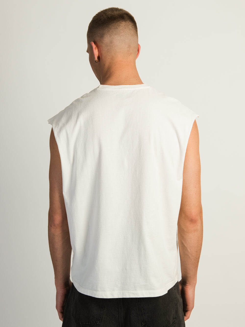 KOLBY MUSCLE TANK TOP - OFF WHITE
