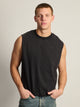 KOLBY KOLBY SHORT CUT MUSCLE TANK - BLACK - Boathouse