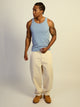 KOLBY KOLBY RIBBED TANK - DUSTY BLUE - Boathouse