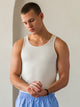 KOLBY KOLBY RIBBED TANK- OFF WHITE - Boathouse