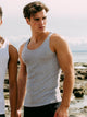 KOLBY KOLBY RIB TANK - HEATHER GREY - Boathouse