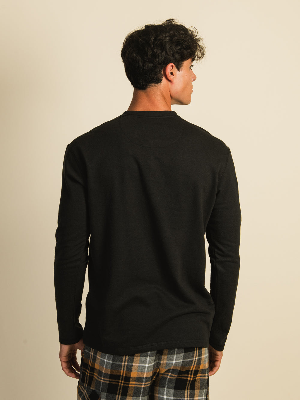 KOLBY HUGH LONG SLEEVE HENLEY - CLEARANCE