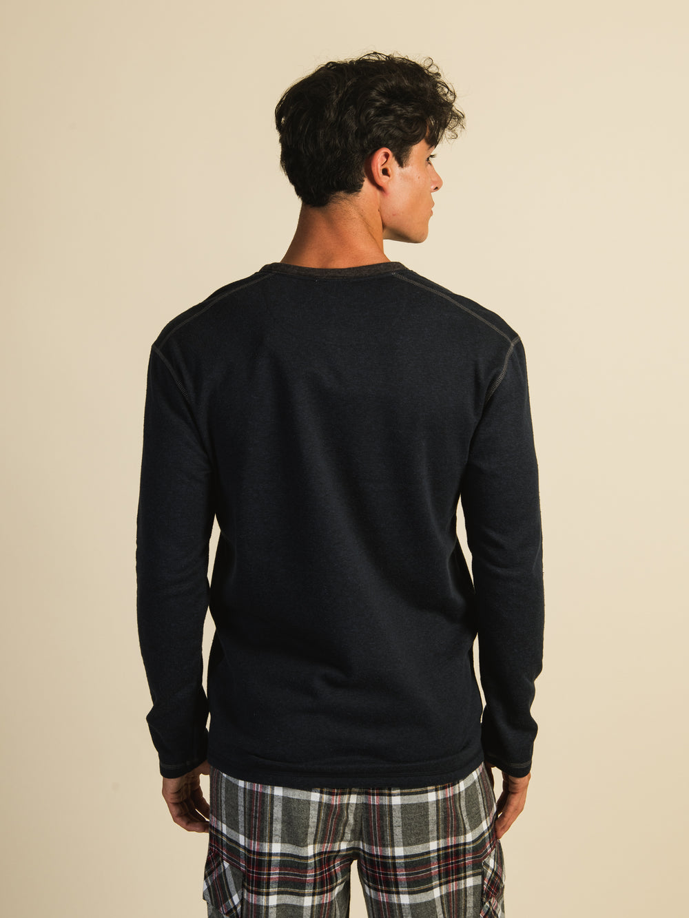 KOLBY HUGH LONG SLEEVE HENLEY - CLEARANCE
