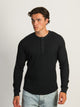 KOLBY KOLBY WAFFLE HENLEY - NAVY - CLEARANCE - Boathouse