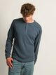KOLBY WAFFLE HENLEY - NAVY