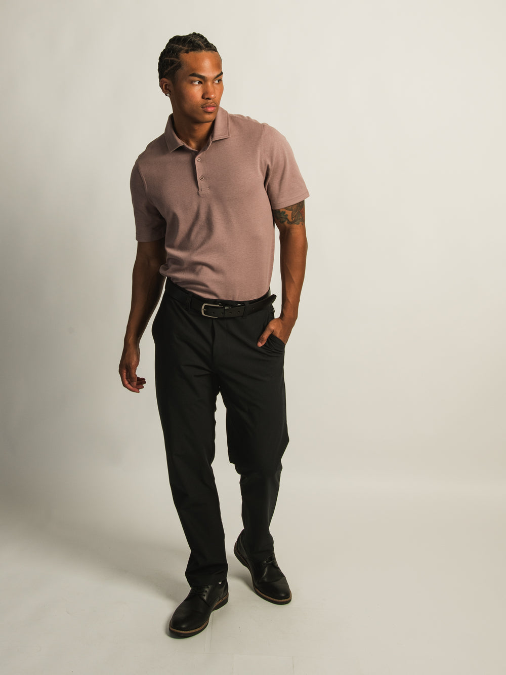 POLO KOLBY KEEP COOL - BORDEAUX