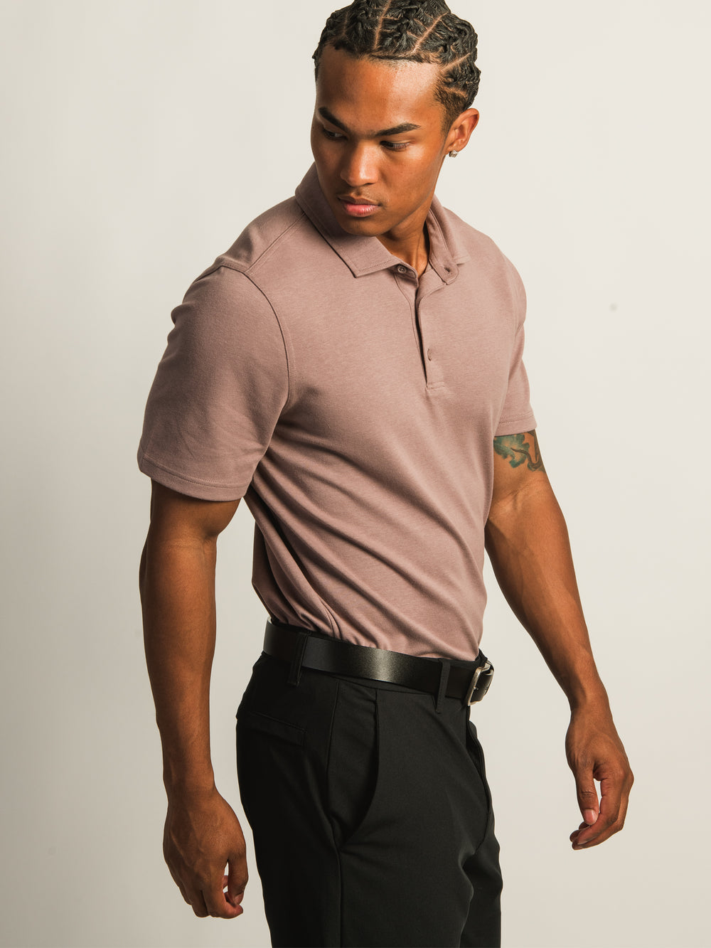 POLO KOLBY KEEP COOL - BORDEAUX