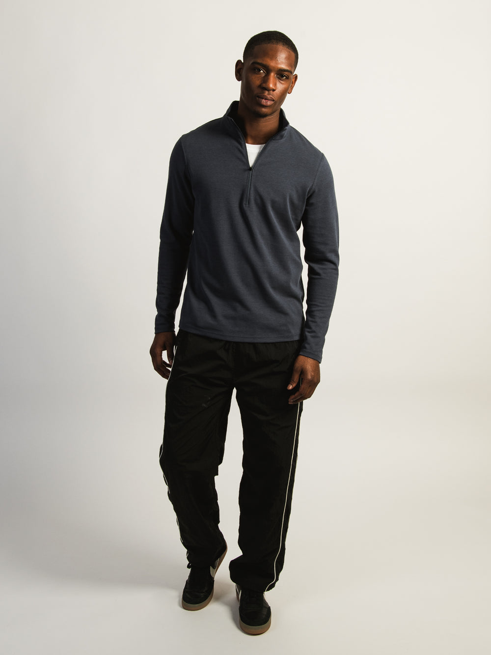 KOLBY KEEP COOL 1/2 ZIP - BLEU MARINE