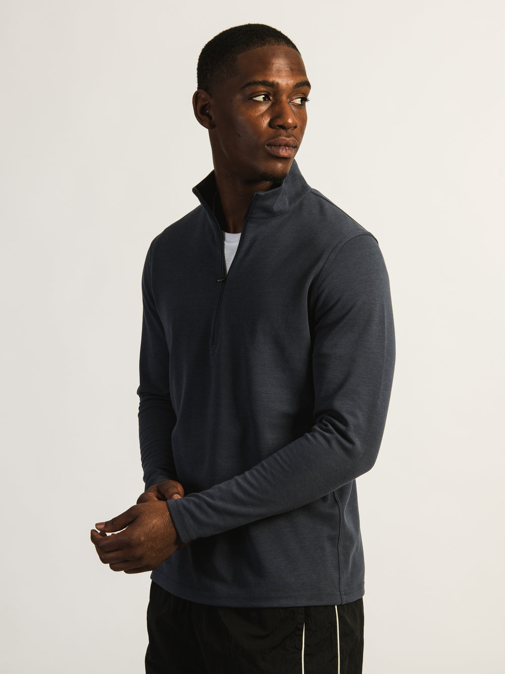 KOLBY KEEP COOL 1/2 ZIP - BLEU MARINE