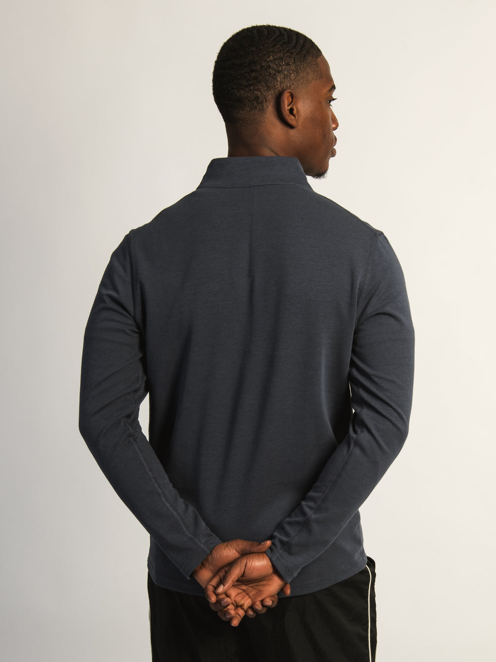 KOLBY KEEP COOL 1/2 ZIP - BLEU MARINE