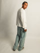 KOLBY KOLBY SHORT CUT LONG SLEEVE WAFFLE SHIRT - OFF WHITE - Boathouse
