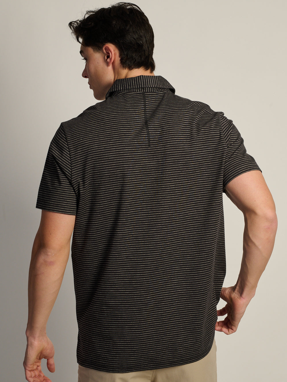 KOLBY KEEP COOL LIGHTWEIGHT POLO - BLACK