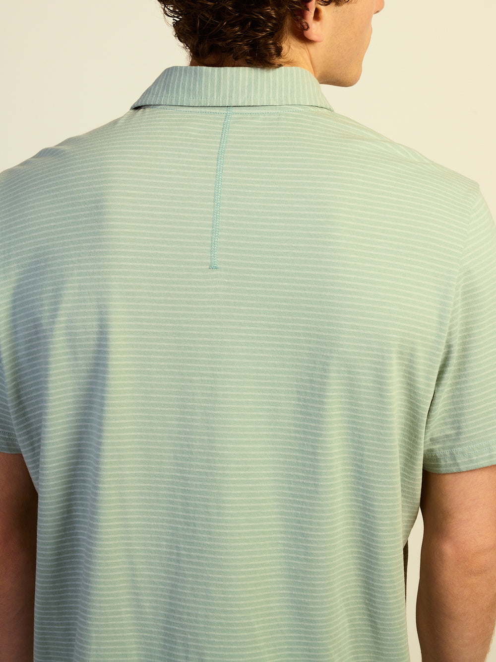 KOLBY KEEP COOL LIGHTWEIGHT POLO - DUSTY GREEN
