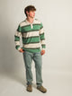 KOLBY KOLBY LONG SLEEVE RUGBY SHIRT - OATMEAL - Boathouse
