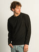 KOLBY LAYERED KNIT TEE- BLACK