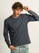 KOLBY LAYERED KNIT TEE - BLEU
