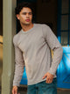 KOLBY KOLBY LAYERED KNIT TEE- BROWN - Boathouse