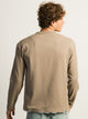 KOLBY LAYERED KNIT TEE- BROWN