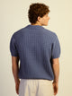 POLO AMPLE KOLBY KNIT – BLEU