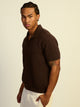 KOLBY KOLBY RELAXED FIT KNIT POLO - IRON - Boathouse