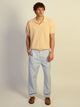 KOLBY KOLBY RELAXED FIT KNIT POLO - NATURAL - Boathouse