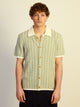 KOLBY KOLBY RELAXED FIT KNIT BUTTON UP - GREEN - Boathouse