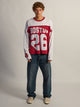 KOLBY BAGGY LONG SLEEVE TEE - VINTAGE RED - Boathouse