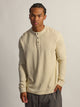 KOLBY TEXTURED WAFFLE HENLEY - OFF-WHITE - Boathouse