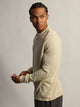 KOLBY KOLBY TEXTURED WAFFLE HENLEY TEE - OFF WHITE - Boathouse