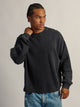 KOLBY HEAVYWEIGHT LONG SLEEVE WAFFLE - BLACK - Boathouse