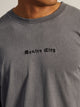 KOLBY LONG SLEEVE WAFFLE FOOTBALL TEE - CHARCOAL - Boathouse