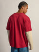 KOLBY LONG SLEEVE WAFFLE FOOTBALL TEE - RED - Boathouse