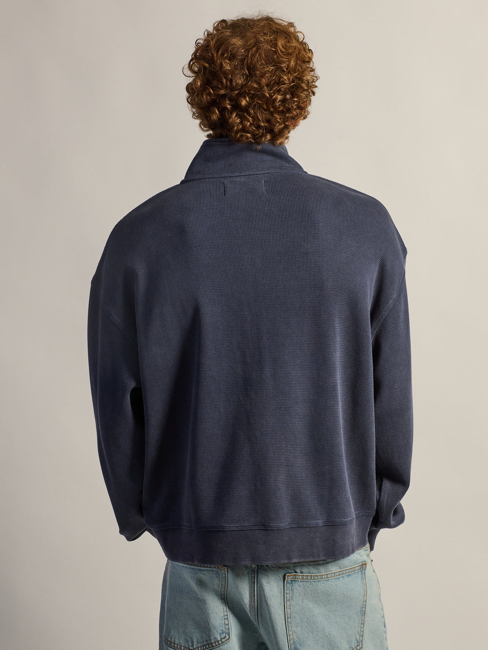 VESTE DE SURVÊTEMENT LOURDE KOLBY - CARBONE MARINE