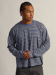 KOLBY KOLBY ESSENTIAL BAGGY LONG SLEEVE TEE - BLUE STRIPE - Boathouse