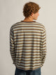 KOLBY KOLBY ESSENTIAL BAGGY LONG SLEEVE TEE - BROWN STRIPE - Boathouse