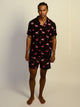 KOLBY KOLBY FLAMINGO WOVEN SHIRT - BLACK - Boathouse