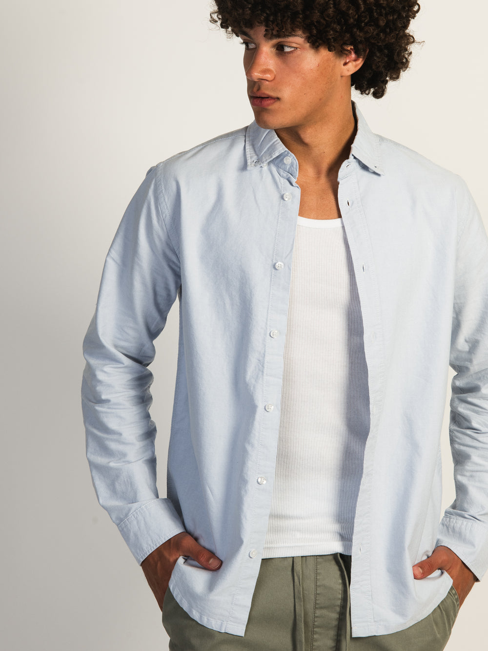 KOLBY OXFORD SHIRT - LIGHT BLUE