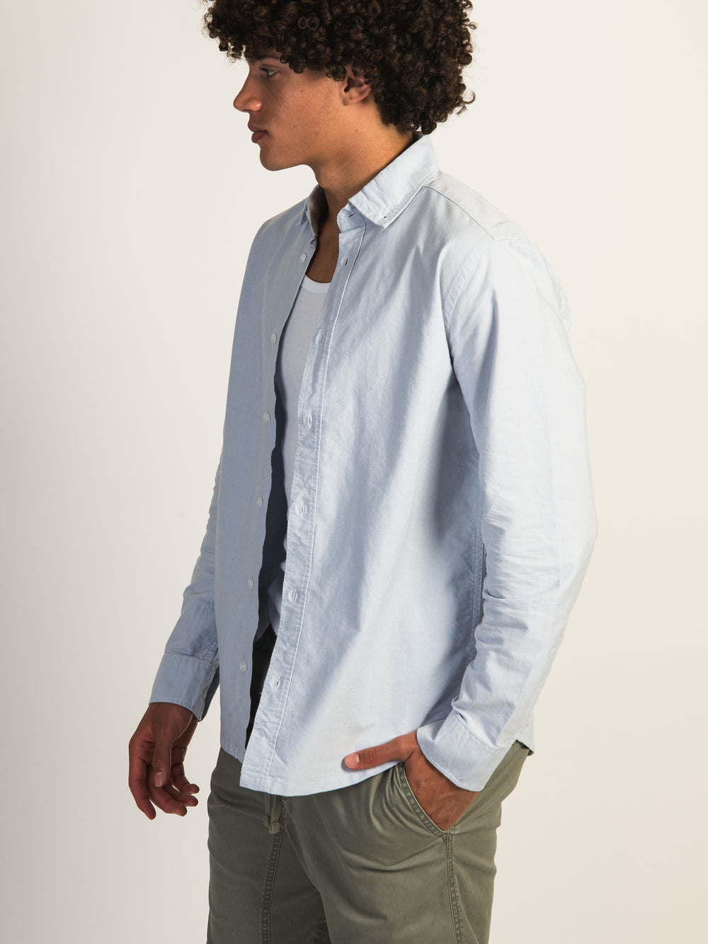 KOLBY OXFORD SHIRT - LIGHT BLUE