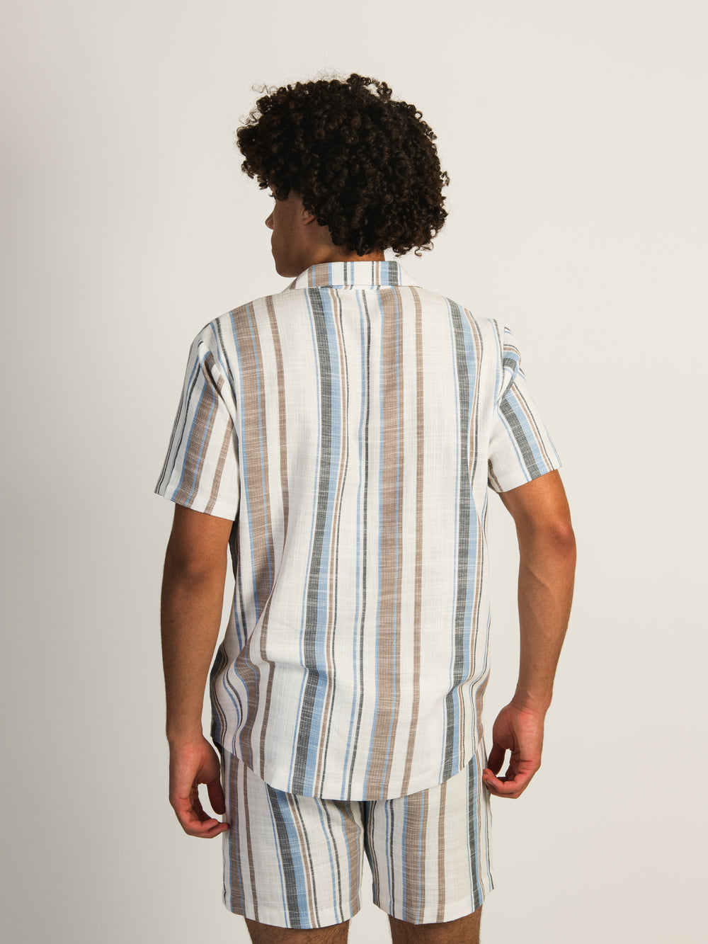 KOLBY STRIPE SHIRT - BLUE