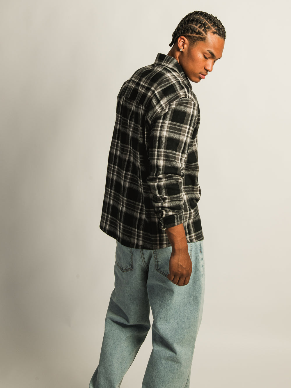 FLANELLE KOLBY 90S - NOIR