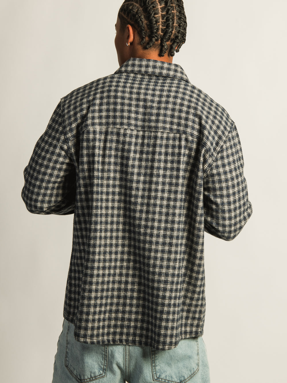 FLANELLE KOLBY 90S -BLEU