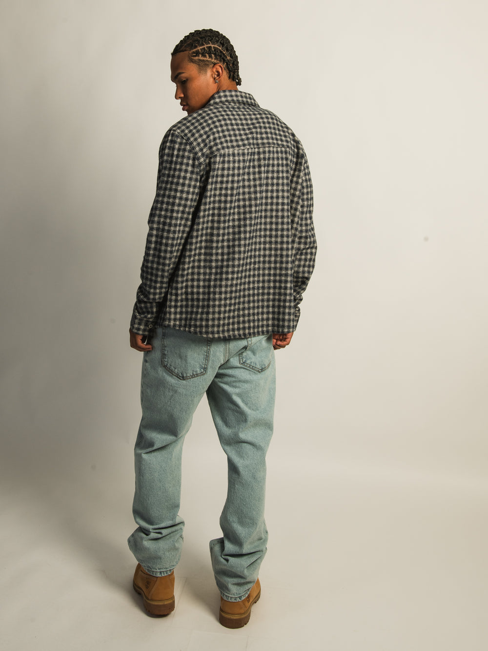 FLANELLE KOLBY 90S -BLEU