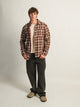 KOLBY KOLBY 90S FLANNEL-BURGUNDY - Boathouse