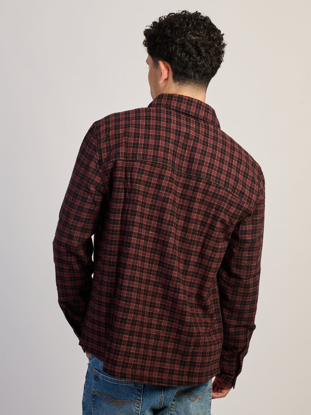 FLANELLE 90S KOLBY - BORDEAUX