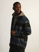 KOLBY PLAID OVERSHIRT - BLUE