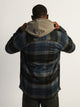 KOLBY PLAID OVERSHIRT - BLUE