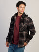 KOLBY KOLBY FLANNEL HOODIE - BLACK - Boathouse